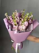 Букет маттиол 7 шт  &laquo;Магия фиалки&raquo; 2