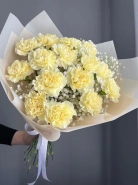 Букет моно с 15 диантуса &laquo;Десерт&raquo; 2