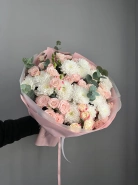 Авторский букет &laquo;Розовый туман&raquo; 2