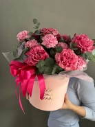 Цветы в коробке для Мамы &laquo; Дом где мама&raquo; 2