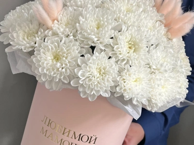 Цветы в коробке «Нежность для Мамы»