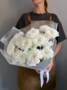 Букет из 3 кустовых хризантем &laquo;Три капли нежности&raquo; 2