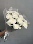 Букет из 3 кустовых хризантем &laquo;Три капли нежности&raquo; 4