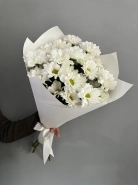 Букет из 3 ромашковых хризантем &laquo;Солнечный привет&raquo; 3
