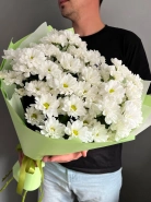 Букет из 7 ромашковых хризантем &laquo;Дыхание лета&raquo; 4