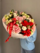 Составной букет с французскими розами 0