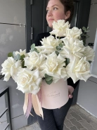 Французская Роза в шляпной коробке 0