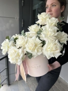 Французская Роза в шляпной коробке 2