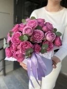 Роза Мисти баблс в шляпной коробке 2